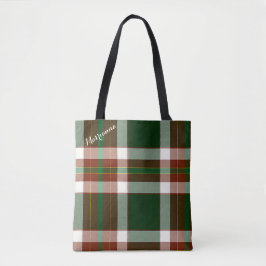 Bolso De Tela Jolly Holly plaid