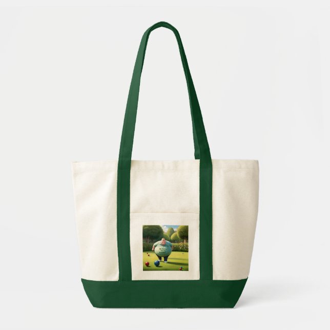 Bolso De Tela Jolly Lawn Bowler Man, (Frente)