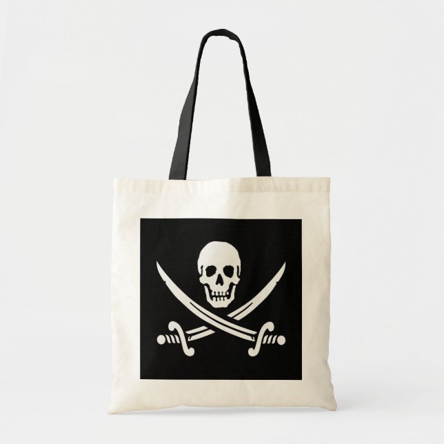 Bolso De Tela Jolly Roger (Frente)