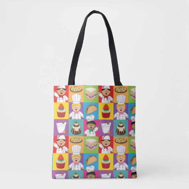 Bolso De Tela JollyKins Chefs (Anverso)