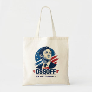 Bolso De Tela Jon Ossoff   Por una América Mejor   Político