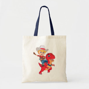 Bolso De Tela Jon y Blitz Dino Ranch