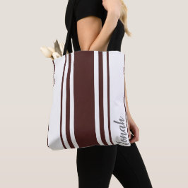 Bolso De Tela Jonah Minimalista Rayas Monograma