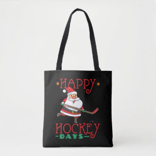 Bolso De Tela Jornadas felices de hockey - Navidades de hockey