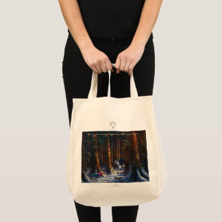 Bolso De Tela Journey begins - fantasy forest landscape art
