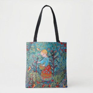 Bolso De Tela Joven Chica Sanadora