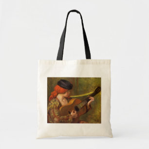 Bolso De Tela Joven española con guitarra de Pierre Renoir