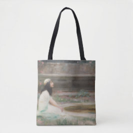Bolso De Tela Joven muchacha junto a una piscina (de Herbert Dra