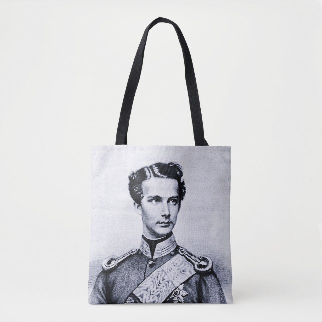 Bolso De Tela Joven rey de Ludwig II (Anverso)