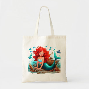 Bolso De Tela Joven sirena