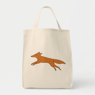 Bolso De Tela Joven zorro adolescente