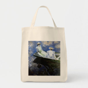 Bolso De Tela Jóvenes Chicas en el barco de remo