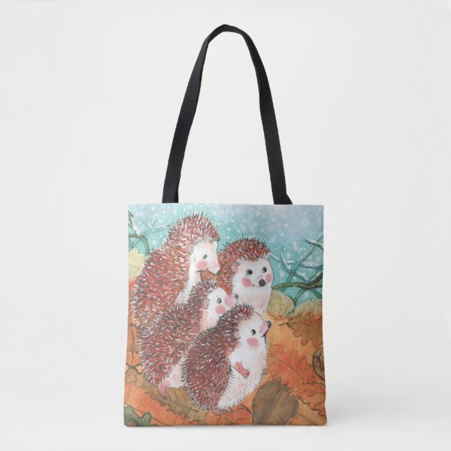 Bolso De Tela Jóvenes erizos (Anverso)