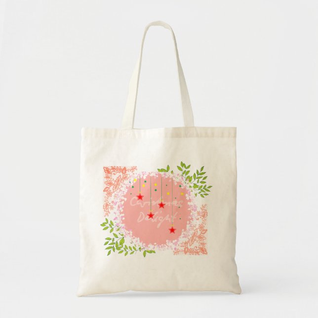 Bolso De Tela Joy en ruta Navidades Tote Bag (Frente)