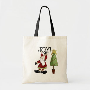 Bolso De Tela JOY Santa Claus camisetas y regalos