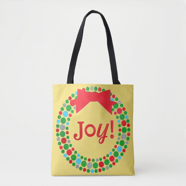 Bolso De Tela Joy Wreath (Anverso)