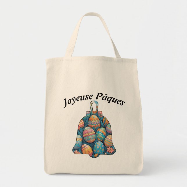 Bolso De Tela Joyeuse Pâques (Frente)
