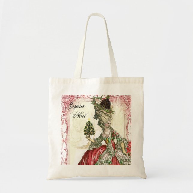 Bolso De Tela Joyeux Noel (Frente)