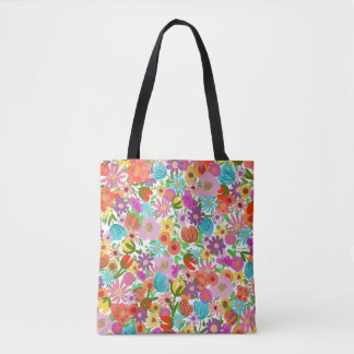Bolso De Tela Joyful Garden Bloom