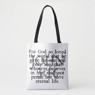 Bolso De Tela Juan 3:16