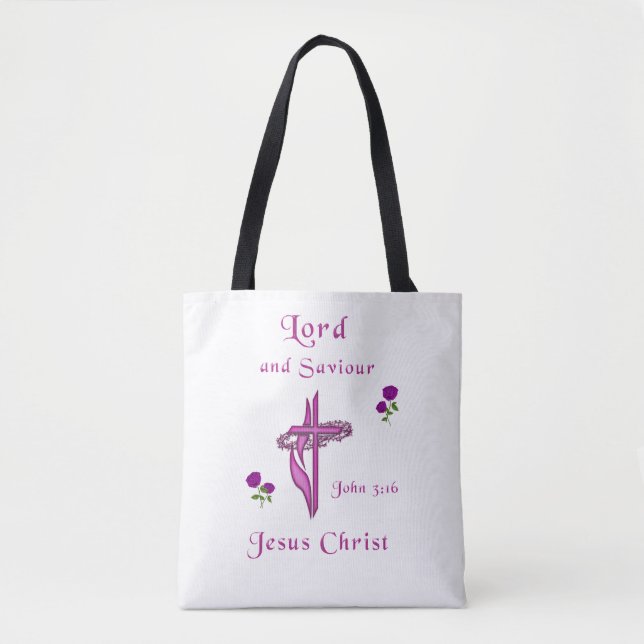 Bolso De Tela Juan 3:16 (Anverso)