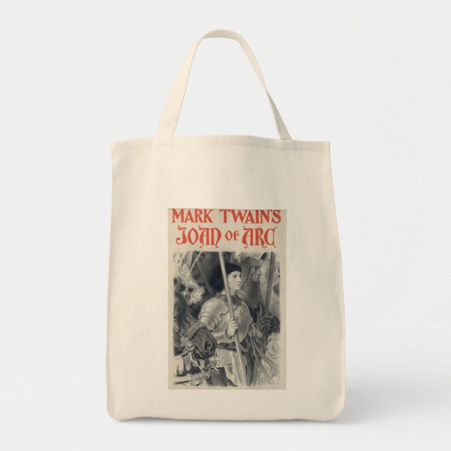 Bolso De Tela Juana de Arco de Mark Twain (Frente)