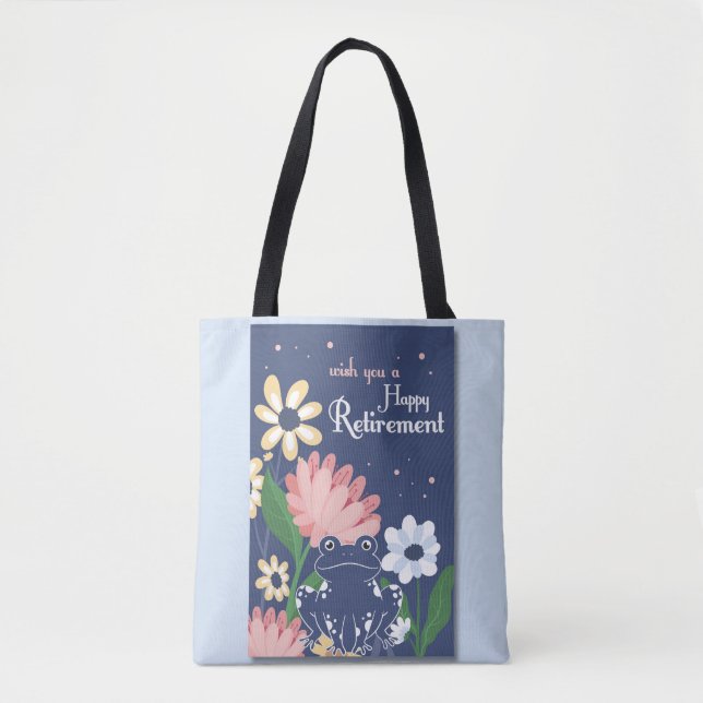 Bolso De Tela Jubilación feliz (Anverso)