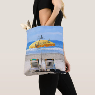 Bolso De Tela Jubilación, un día en la playa