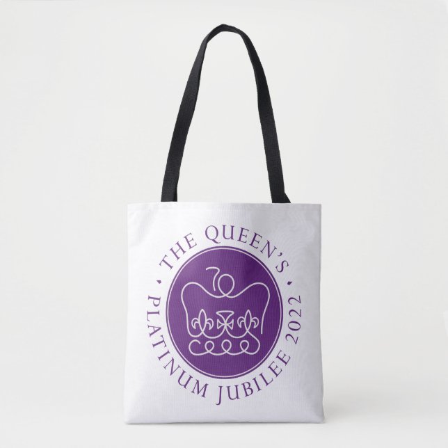 Bolso De Tela Jubileo platino de Reina (Anverso)