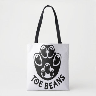 Bolso De Tela Judías - Judías negras