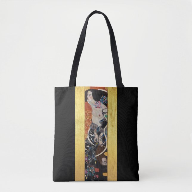 Bolso De Tela Judith II (Salome) por Gustav Klimt (Anverso)