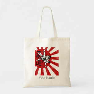 Bolso De Tela Judo Martial Arts Japonés Vintage Retro Design