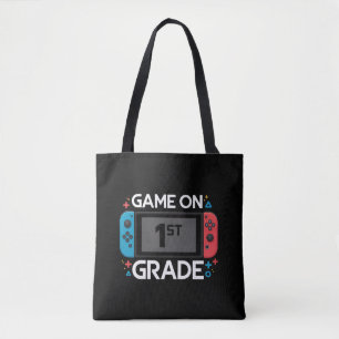Bolso De Tela ¡Juego activado! 1er grado divertido jugador de vu