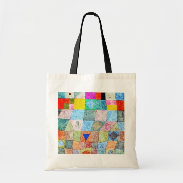 Bolso De Tela Juego amistoso, Paul Klee (Frente)