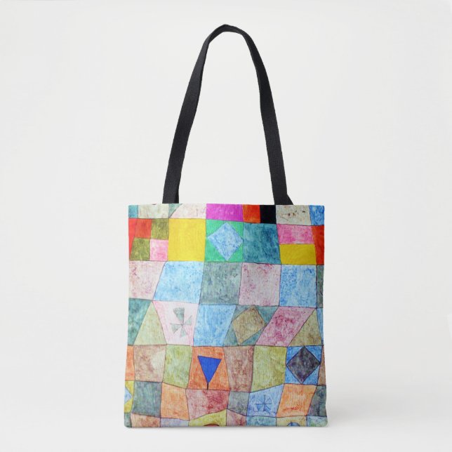 Bolso De Tela Juego amistoso, Paul Klee (Anverso)