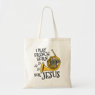 Bolso De Tela Juego Cuerno Francés Para Jesús, Músico Cristiano