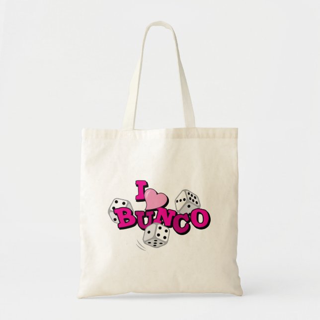 Bolso De Tela Juego de dados Bunco (Frente)