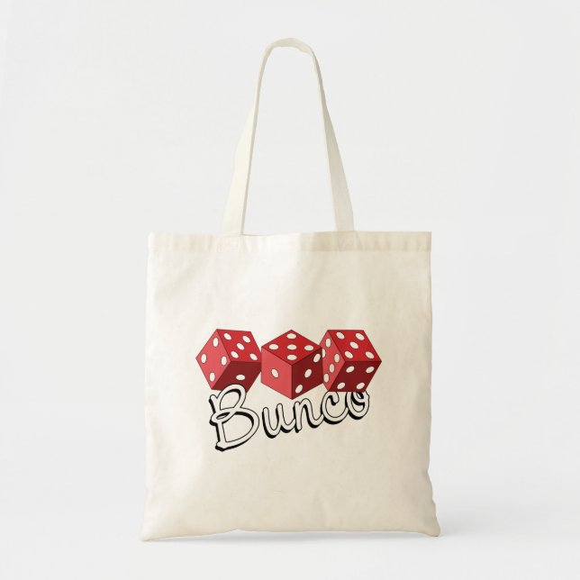 Bolso De Tela Juego de dados Bunco (Frente)