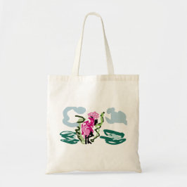 Bolso De Tela Juego de flamencos rosas