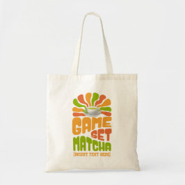 Bolso De Tela Juego de juegos MATCHA Fun Latte Drinker