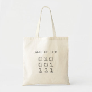 Bolso De Tela Juego de la vida - binario y texto