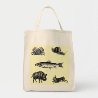Bolso De Tela Juego de los pescados N