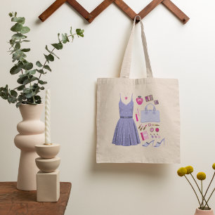 Bolso De Tela Juego de moda púrpura