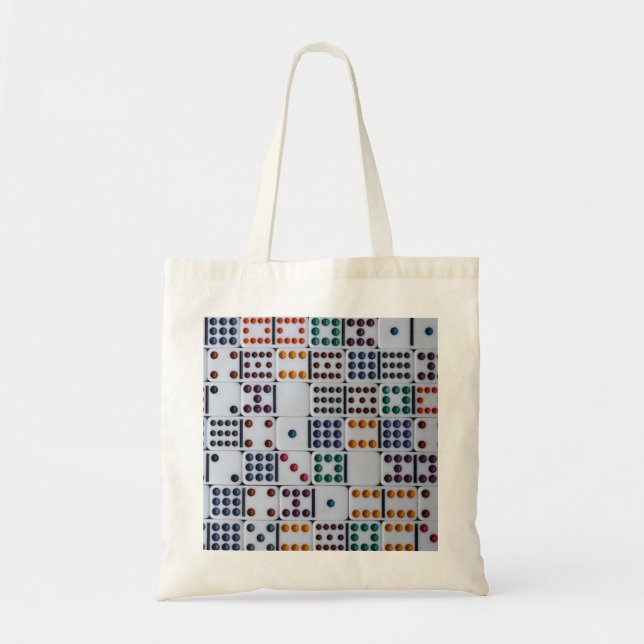 Bolso De Tela Juego de números de Dominos (Frente)