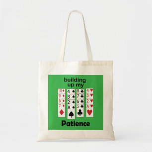 Bolso De Tela Juego de Solitario Construyendo Mi Paciencia Jugad