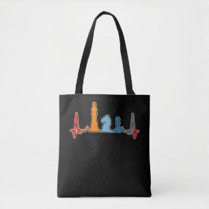 Bolso De Tela Juego de tablero de ajedrez retro