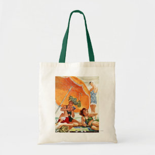 Bolso De Tela Juego de tarjeta en la playa de Alex Ross