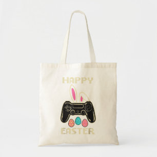 Bolso De Tela Juego de video Easter Bunny Gaming Controller Game
