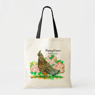 Bolso De Tela Juego Flores de laurel de montaña rúfaga de rúcula