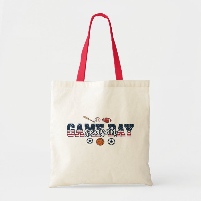 Bolso De Tela Juego Patriótico Multideportivo de Temporada Ameri (Frente)